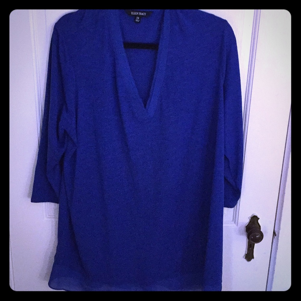 V-neck blouse